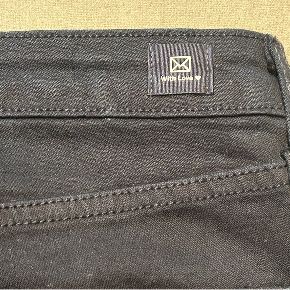 Letters to Juliet by Evergreen Clothing Paola A-Line Scissor Cut Jean - Black - Picture 11 of 13